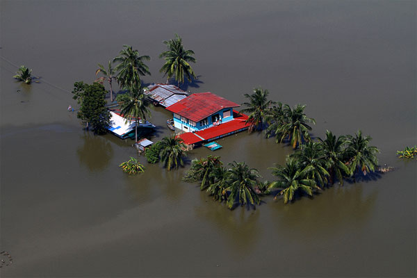 Наводнение в Тайланде.