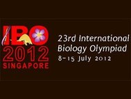 Логотип 23-ой Международной биологической олимпиады в Сингапуре