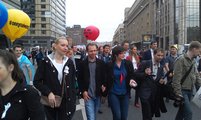Анастасия Волочкова на Марше миллионов