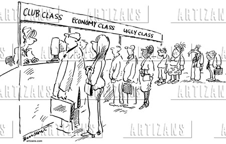 Клубный класс. Карикатура с проекта Artizans