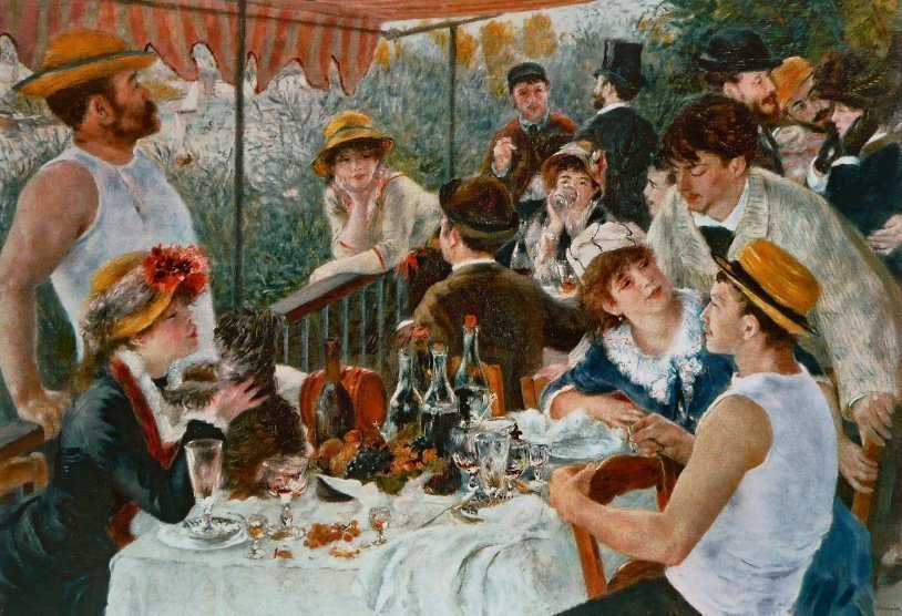 Пьер Огюст Ренуар. Завтрак гребцов (1880—1881)