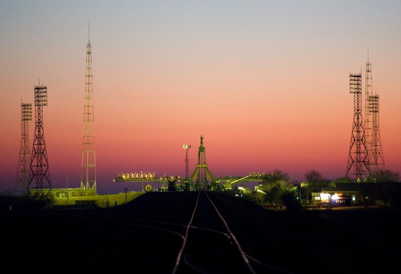Ракета-носитель «Союз-ФГ» с кораблем «Союз ТМА-07М»