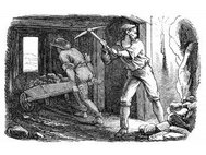 Серебряная шахта, иллюстрация 1880 г.