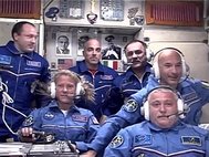 Экипаж МКС-36 в полном составе