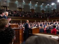 Барак Обама выступил перед Конгрессом