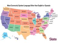 Третий по распространенности язык в каждом штате США