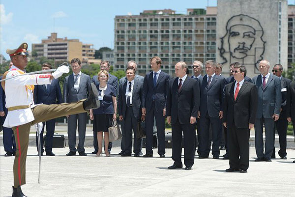 Владимир Путин на Кубе