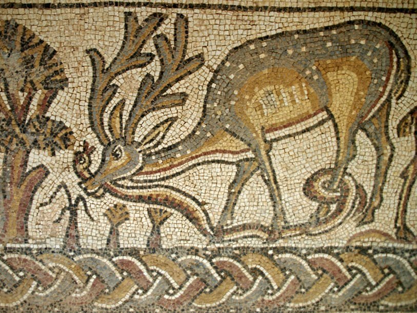 Фрагмент византийской мозаики VI в.
