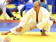 Владимир Путин на татами