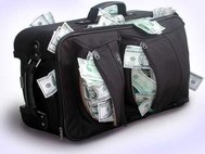 Доллары в сумке