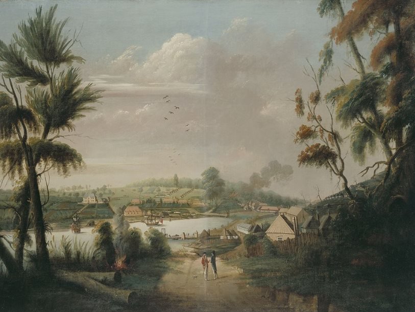 Бухта Сидни-Ков (Sydney Cove). Thomas Watling, 1794
