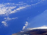 Гавайи, вид с МКС. Фото: NASA/ESA/Samantha Cristoforetti