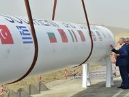 Закладка газопровода из Турции в Европу