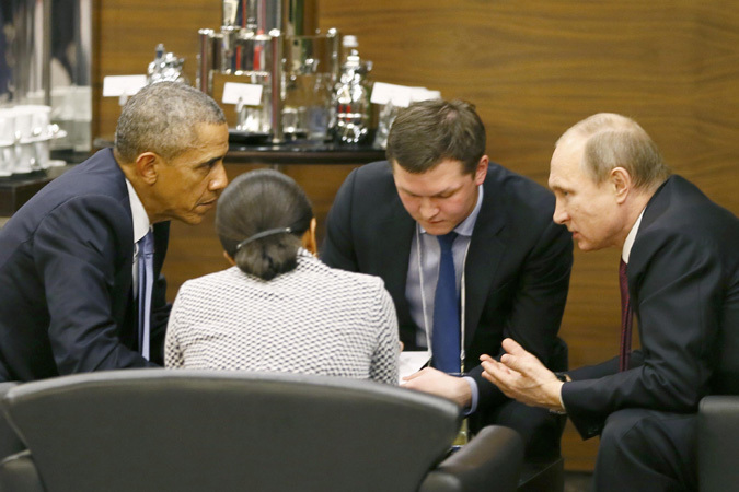 Переговоры Владимира Путина и Барака Обамы на саммите G20