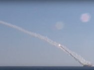 Пуск ракет по позициям ИГ с российской подлодки