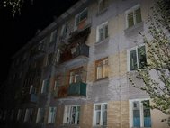 Обрушение балкона в Мирном Астраханской области