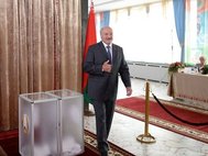 Александр Лукашенко на выборах в парламент Белоруссии