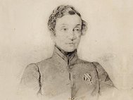 В.И. Гау. Портрет Н.А. Дуровой. 1837