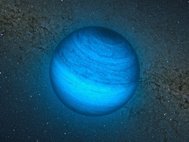 Планета CFBDSIR J214947.2-040308.9 в представлении художника