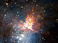 ALMA views a stellar explosion in Orion
