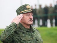 Александр Лукашенко на учениях «Запад-2017»