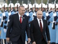 Президенты Турции и РФ в Анкаре