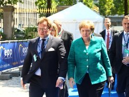 Ангела Меркель на Саммите в Брюсселе