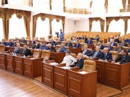 Заседание парламента Чечни