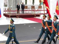 Владимир Путин в Киргизии