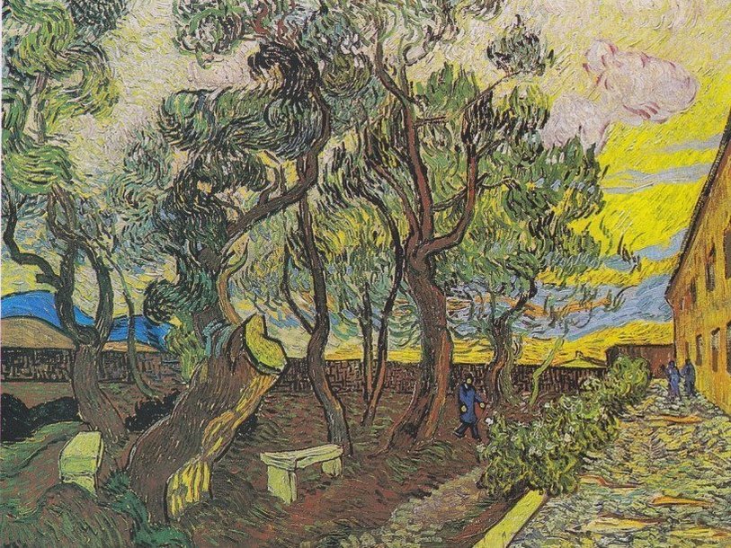Винсент Ван Гог. «Сад больницы Сен-Поль», 1889