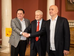 Геннадий Семигин, Сергей Миронов и Захар Прилепин