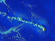 Гавайский хребет и горы Музыкантов в Тихом океане