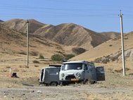 Электромагнитные зондирования в горах Киргизии