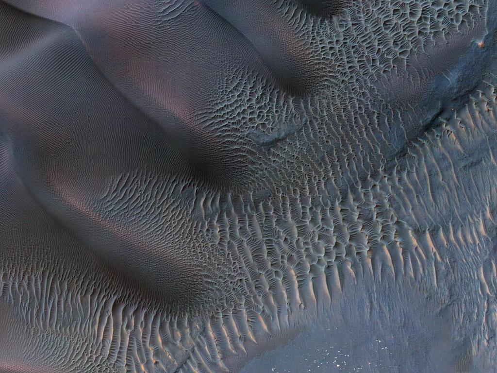 Дюны в регионе Noachis Terra на Марсе