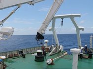 Научная экспедиция проводила прямые измерения на корабле в Центральной Атлантике